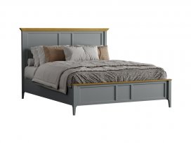 Кровать Квадро-С 160*200 (серый 7042 + антик 24)