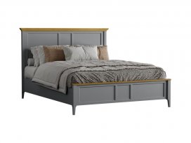 Кровать Квадро-С 180*200 (серый 7042 + антик 24)