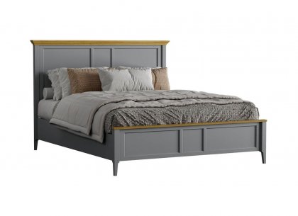 Кровать Квадро-С 180*200 (серый 7042 + антик 24)