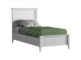 Кровать Квадро-С 90*200 (белый лак)