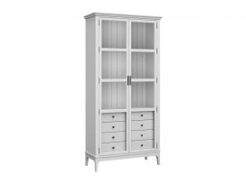 Витрина Квадро-С 220/04Б (белый лак)