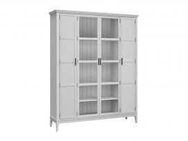 Витрина Квадро-С 422Ф (белый лак)