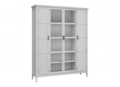 Витрина Квадро-С 422Ф (белый лак)