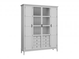 Витрина Квадро-С 422Ф/04Б (белый лак)