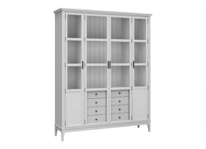 Витрина Квадро-С 422С/04Б (белый лак)