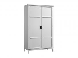 Шкаф для одежды Квадро-С 20 (белый лак)