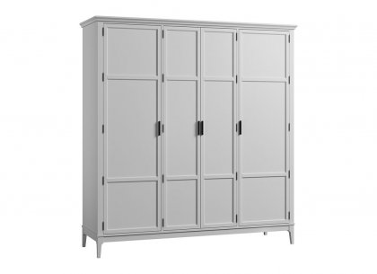 Шкаф для одежды Квадро-С 40 (белый лак)