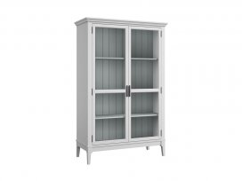 Шкаф для посуды Квадро-С 20 (белый лак)