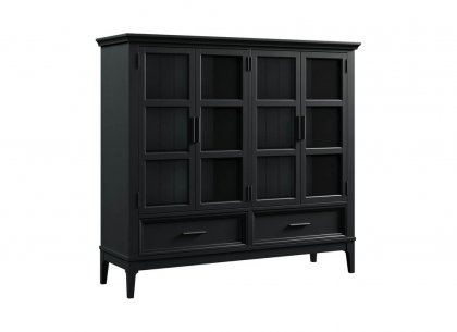 Шкаф для посуды Квадро-С 42 (блэк 9)