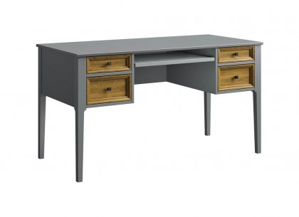 Стол письменный Квадро-С 04 (серый 7042 + антик 24)
