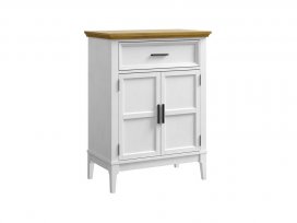 Тумба Квадро-С 21 (белый лак + антик 24)