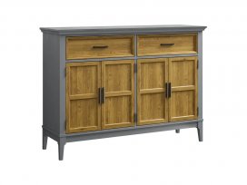 Тумба Квадро-С 42 (серый 7042 + антик 24)