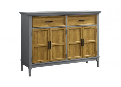 Тумба Квадро-С 42 (серый 7042 + антик 24)