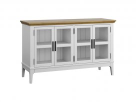 Тумба ТВ Квадро-С 40 (белый лак + антик 24)