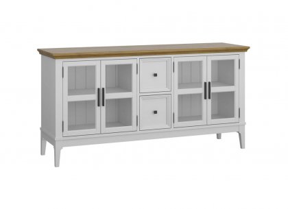 Тумба ТВ Квадро-С 42 (белый лак + антик 24)