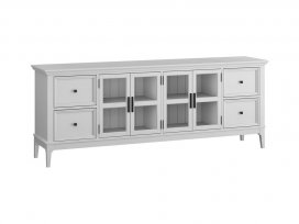 Тумба ТВ Квадро-С 44 (белый лак)