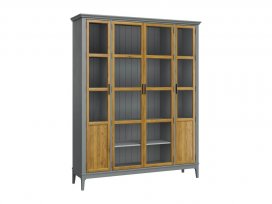 Витрина Квадро-С 422С (серый 7042 + антик 24)