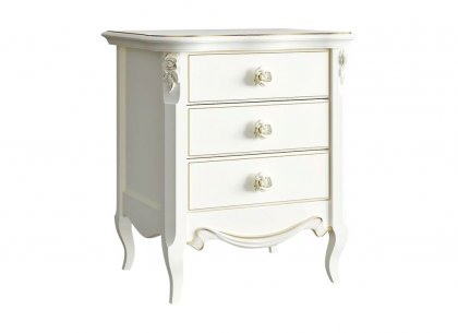 Прикроватная тумба 3 ящика Lady Rose GL117-K02-G