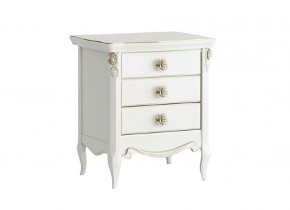 Прикроватная тумба 3 ящика Lady Rose GL117S-K02-G