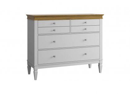 Комод Ольса-С 042 (белый лак + антик 24)