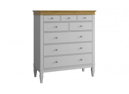 Комод Ольса-С 323 (белый лак + антик 24)