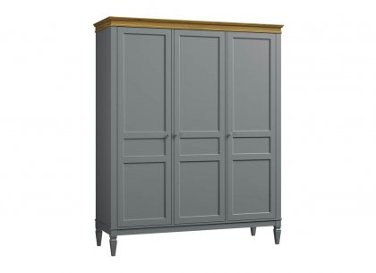 Шкаф для одежды Ольса-С 30 (серый 7042 + антик 24)