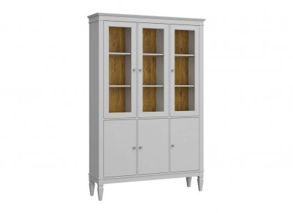 Шкаф для посуды Ольса-С 330 (белый лак)