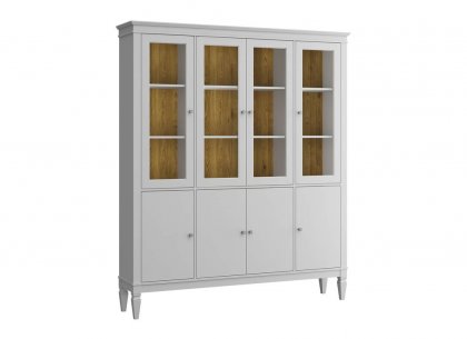 Шкаф для посуды Ольса-С 440 (белый лак)