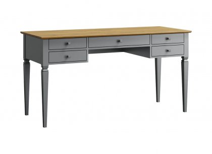 Стол письменный Ольса-С 005 (серый 7042 + антик 24)