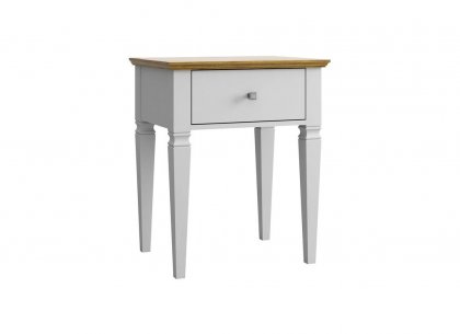 Тумба прикроватная Ольса-С 01 (белый лак + антик 24)