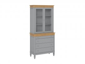 Буфет Ольса 220/204 (серый 7042 + антик 24)