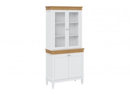 Буфет Ольса 220/220 (белый лак + антик 24)
