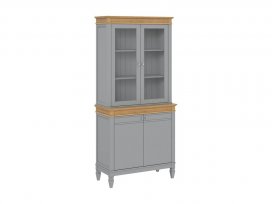 Буфет Ольса 220/220 (серый 7042 + антик 24)