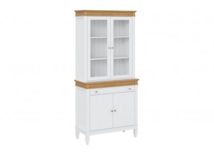Буфет Ольса 220/221 (белый лак + антик 24)