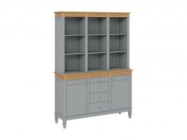 Буфет Ольса 300/324 (серый 7042 + антик 24)