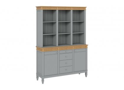 Буфет Ольса 300/324 (серый 7042 + антик 24)