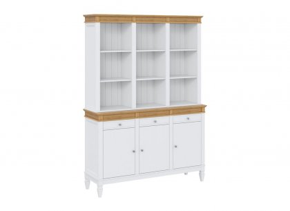 Буфет Ольса 300/333 (белый лак + антик 24)