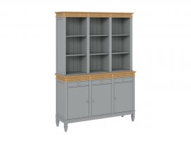 Буфет Ольса 300/333 (серый 7042 + антик 24)