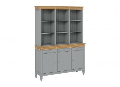 Буфет Ольса 300/333 (серый 7042 + антик 24)