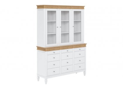 Буфет Ольса 330/3012 (белый лак + антик 24)
