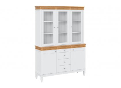 Буфет Ольса 330/324 (белый лак + антик 24)