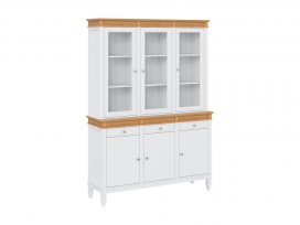 Буфет Ольса 330/333 (белый лак + антик 24)