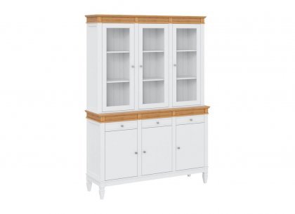 Буфет Ольса 330/333 (белый лак + антик 24)
