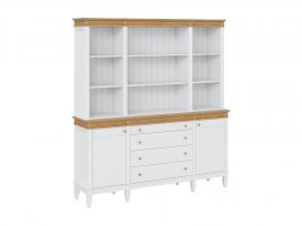 Буфет Ольса 400/424 (белый лак + антик 24)