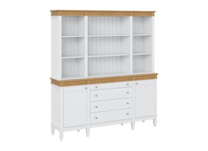 Буфет Ольса 400/424 (белый лак + антик 24)