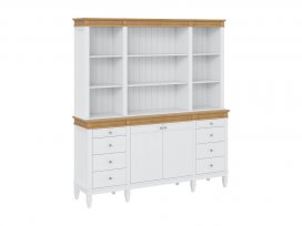 Буфет Ольса 400/428 (белый лак + антик 24)