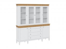 Буфет Ольса 440/424 (белый лак + антик 24)