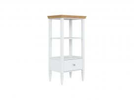 Этажерка Ольса 02 (h-1158) (белый лак + антик 24)