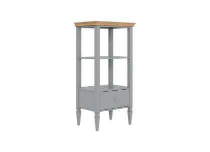 Этажерка Ольса 02 (h-1158) (серый 7042 + антик 24)