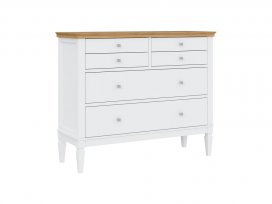 Комод Ольса-042 (белый лак + антик 24)